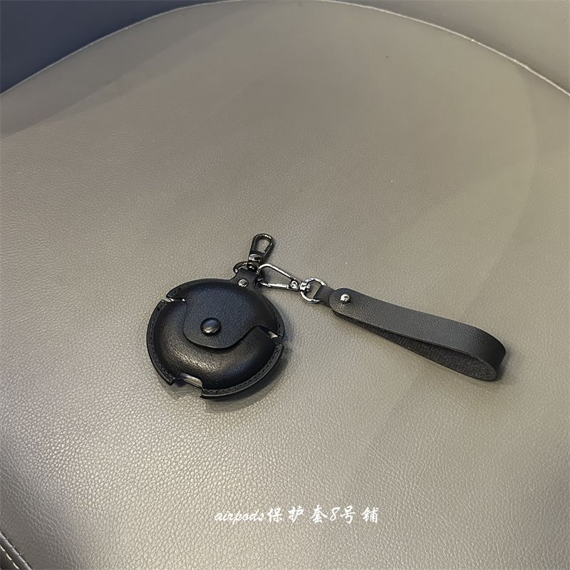 

Минималистичные ретро кожаные чехлы для наушников, применимые к Huawei Freebuds Pro3 поколения, чехол для наушников 4 поколения, 5i/3 поколения, оболочка Huawei free Clip Black earphone shell + short rope