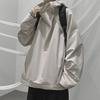 Black Warrior Men's Waterproof Hooded Jacket - Trendy, Loose Fit for Spring & Autumn