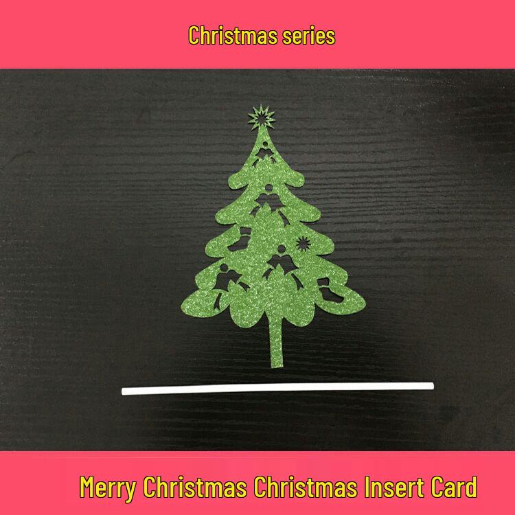 Christmas Tree Cake Toppers: Small Tree Inserts & Dessert Table Decorations