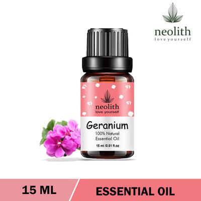 100% Pure Geranium Essential Oil | 100% Pure for Massage, Relaxation, Skin Cooling & Natural Perfumes, Undiluted