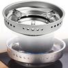 Stainless Steel Gas Stove Rack Windproof Silver Gas Stove Bracket Sturdy Construction Heat Concentration Flame Concentrator Rack
