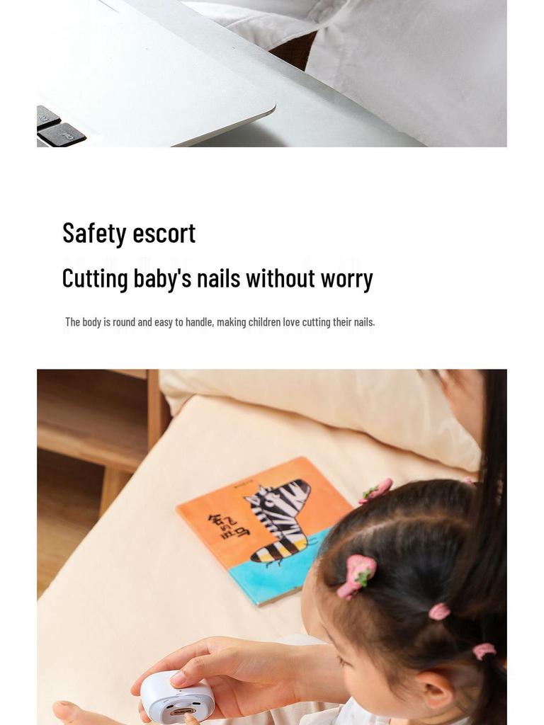 Seemagic Automatischer elektrischer Nagelknipser: Tragbarer Trimmer für Nägel von Senioren & Babys