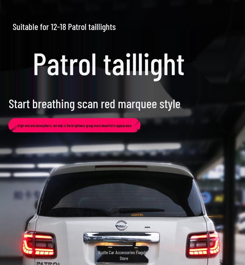 Nissan Patrol Y62 12-18 LED Daytime Running & Turn Signal Taillight Assembly