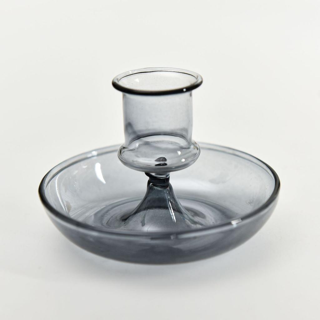 Multi-Color Glass-Style Candle Holder Creativity Romantic Desktop Candlestick Ornament for Home Living Room Room Decoration Gift