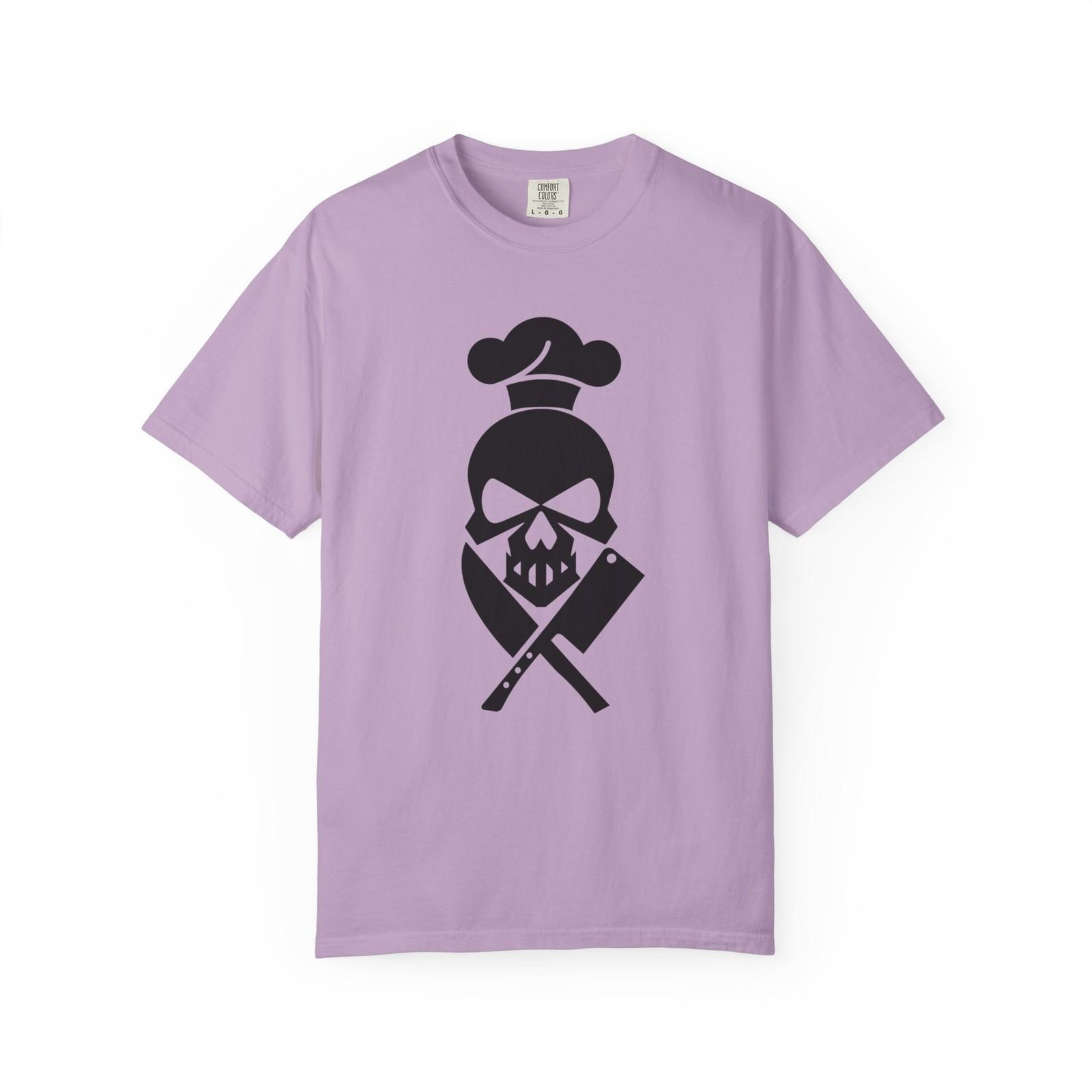 Chef Skull Graphic T-Shirt, Unisex Cooking Shirt, Foodie Gift S разноцветный