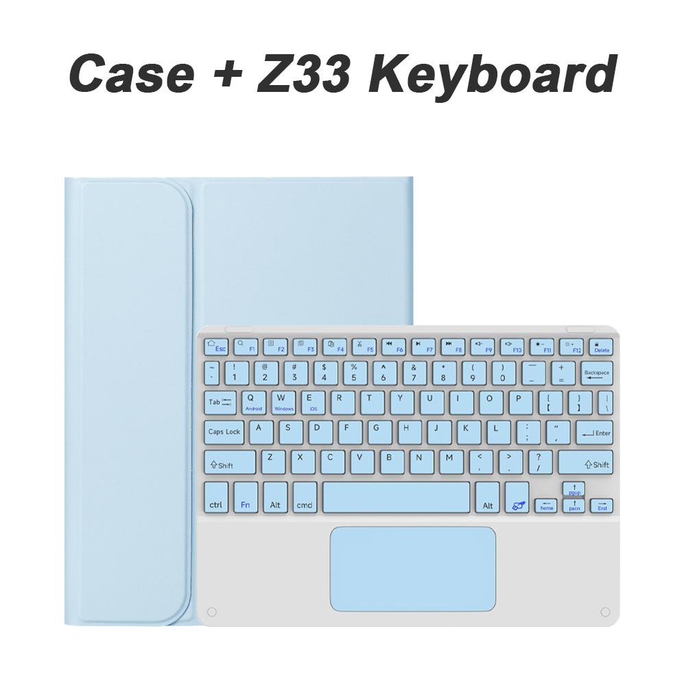 For Samsung Galaxy Tab A9 Plus 11 inch Case, Keyboard Case for Samsung Galaxy Tab A9+ 11 inch SM-X210/X216/X218