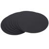 8Pcs Thicken Cardboard Hand Painted Round Black Craft Paperboard Education Office Supplies