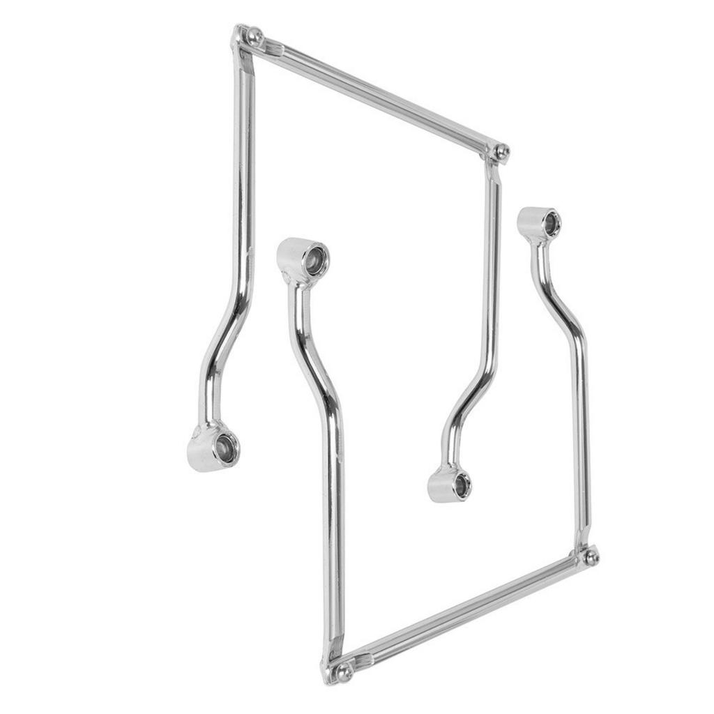 Heavy Duty Motorcycle Luggage Rack Support Bracket Rack Strong Iron Build Weather Resistant For Commuting Easy Install