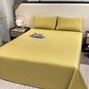 Cotton Bed Flat Sheet for Double Bed Plain Solid Color Top Sheets Single/Queen/King Flat Bedsheets Home Bed Linen Sheets