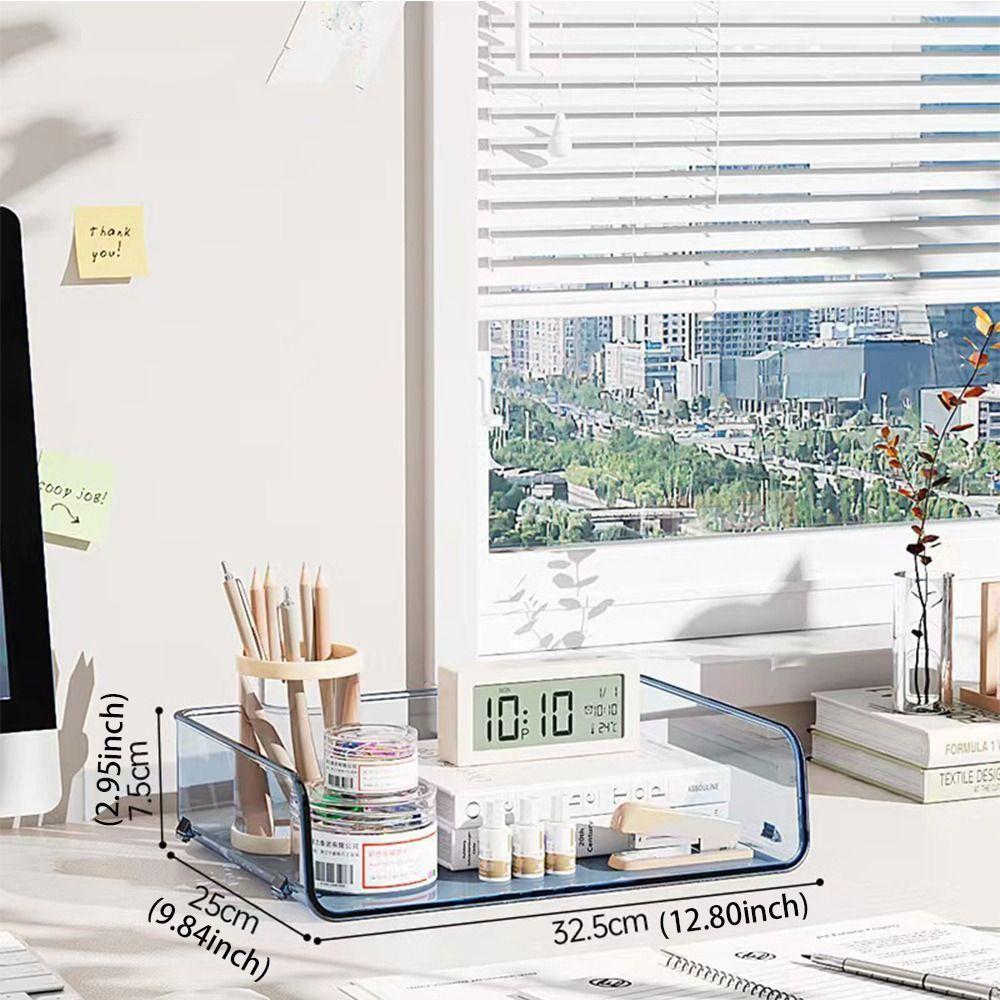 Large Capacity A4 Document Paper Organizer Stackable Acrylic Magazine Organizers  Restaurant