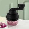 Hand-cranked garlic paste wonder meat grinder, small household manual mixing and grinding machine