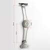 2Pcs Heavy Duty Lid Support Hinges Soft Close Folding Lid Stay Hinge Keep Lid Hinge Open for Cabinet Kitchen Wardrobe Hardware