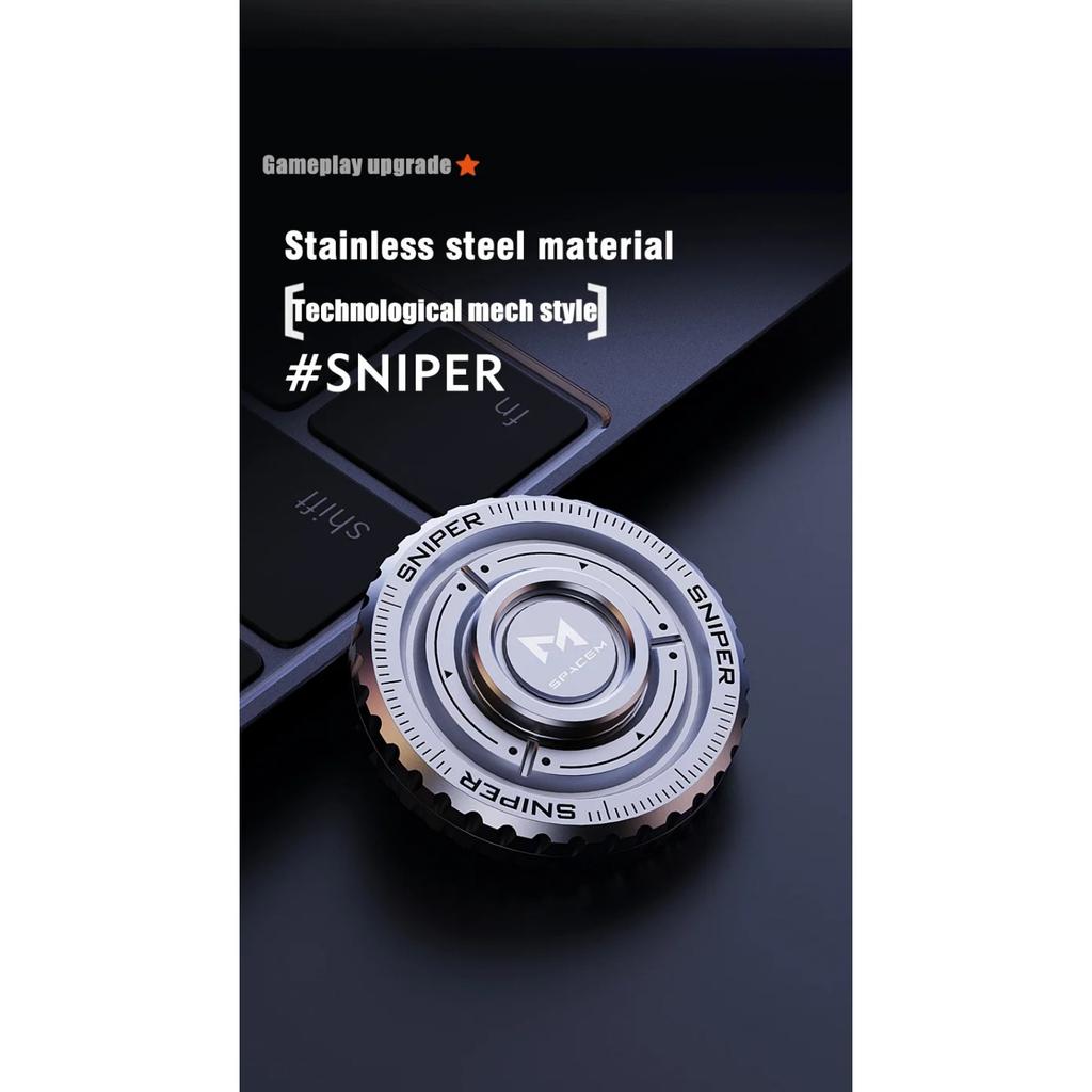 Fidget Spinner Mechanische Münze Fingerspitze Edelstahl EDC Anti-Stress Fidget Slider Spinner Büro Spielzeug für Erwachsene Geschenke