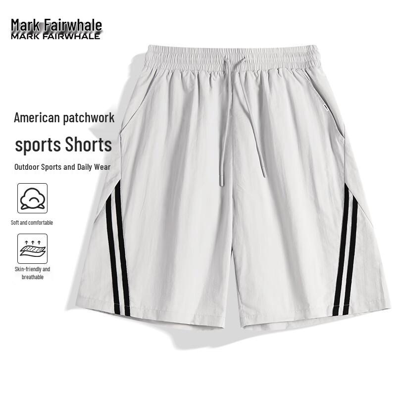 Mark Fairwhale Men s Summer Color-block Sport Shorts M
