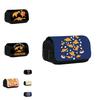 Dinosaur Chicken Nugget Double Layer Pencil Case With Nylon Material For Students And School Supplies