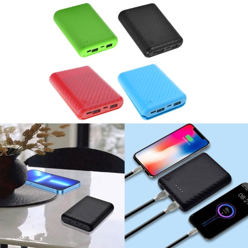 DIY 4x18650 Battery Case Charger Outer Plastic Shells Power Bank Shells Portable External Boxes Without Batteries
