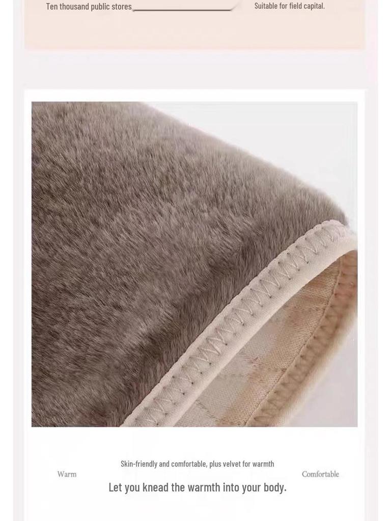 Unisex Pure Cotton Waist Support Belt for Warmth and Cold Protection in Autumn and Winter, Ideal for Sleeping and Abdomen Comfort.