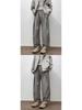 Men's Retro Slim Fit Striped Dress Pants - Casual, Loose, High Street Style for Spring and Autumn