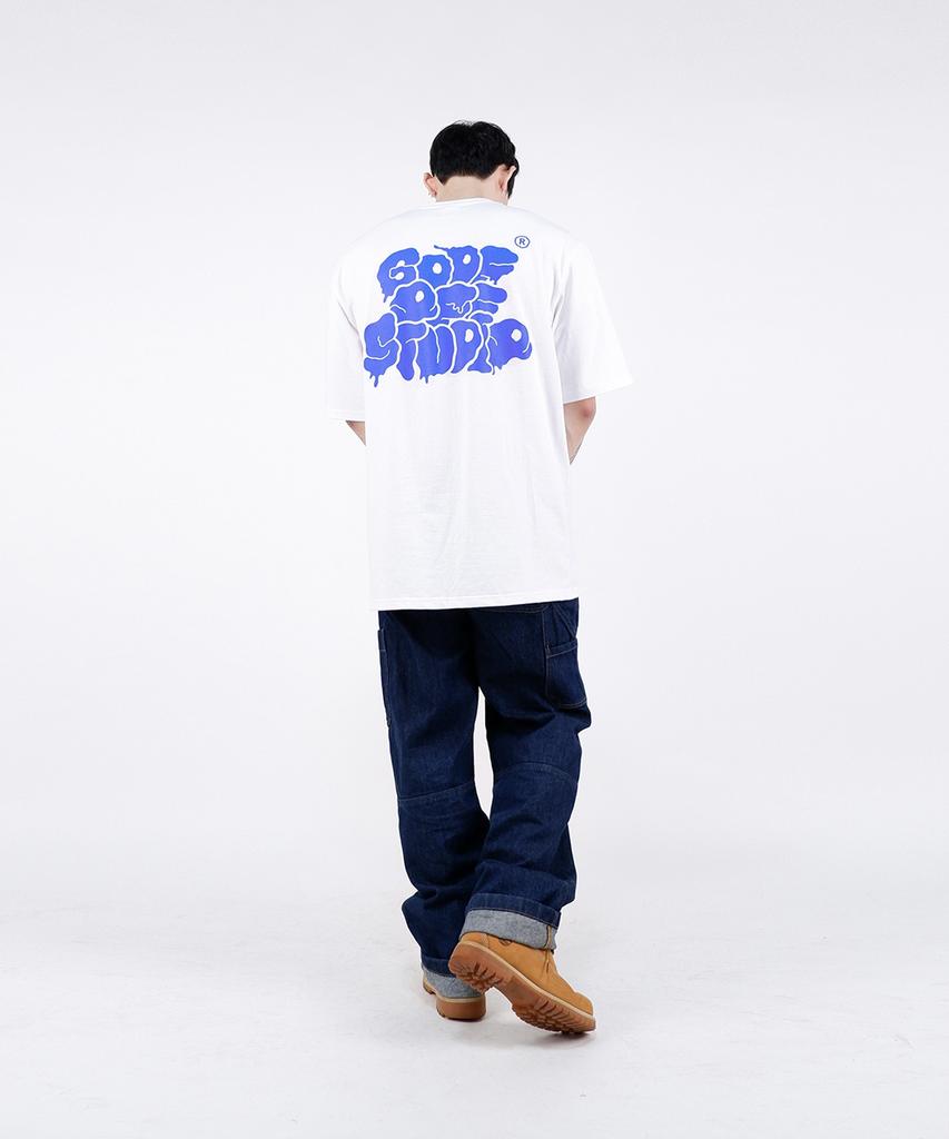 Gupeuopeuseutyudio Gofs Graffiti Logo Tee - White