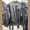 Spring ins street cool kožená bunda dámská volná oversize bunda velká velikost PU kožená temperamentní motorkářská bunda