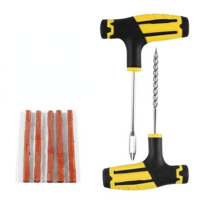 Car Tire Repair Tools Kit With Rubber Strips Tyre Puncture Studding Plug Set For Truck Motorcycle Car Accessories