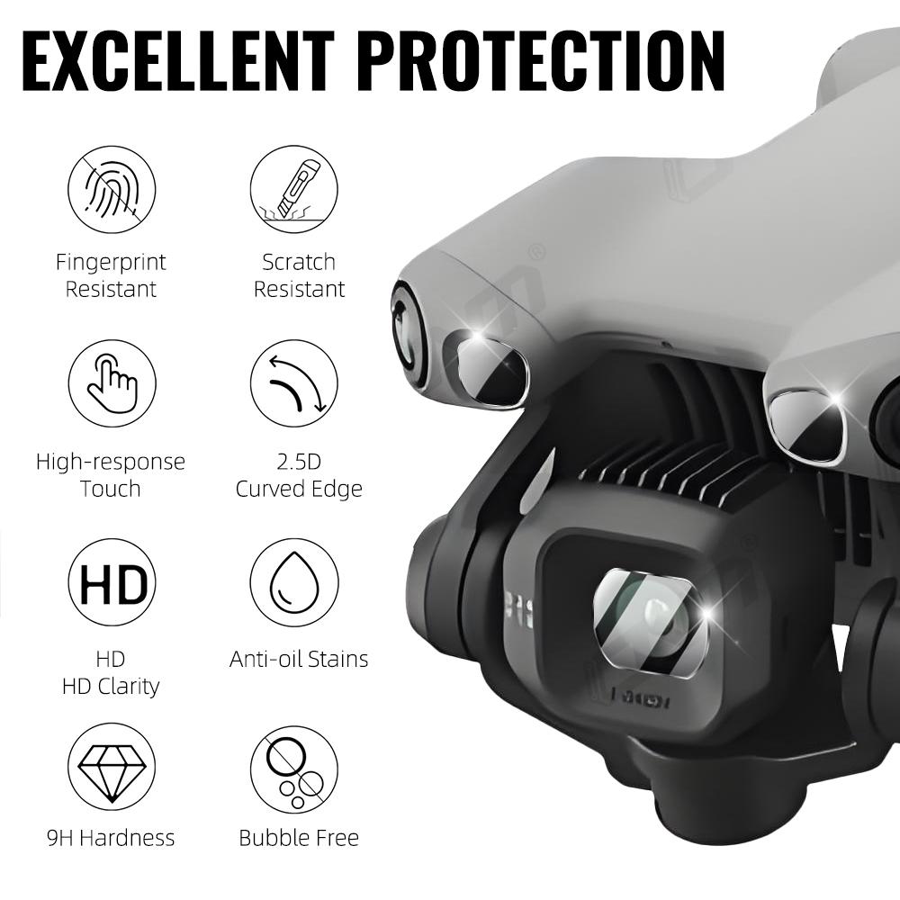 Lens Protector for DJI Mini 5 Pro Drone Camera HD Tempered Glass Anti-Scratch Protective Film for DJI Mini5 Pro Accessories
