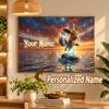 Eevee Custom Name Diamond Painting Personalized 5D Full Drill DIY Diamond Art Home Decor