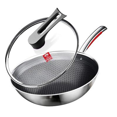 Kambach 316L Edelstahl 32cm Wabe Wok