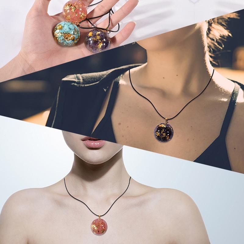 Hemisphere Gem Silicone Mold Round Pendant Resin Epoxy Pendant Mold for Earrings with Screw Ring Jewelry Making DIY