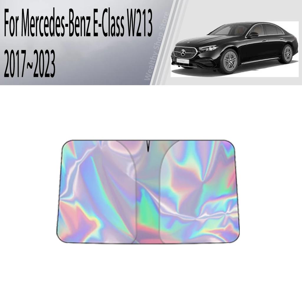 Car Sun Visor For Mercedes-Benz E-Class W212 W213 W214 2009~2025 Front Windshield Sunshade Heat Ulation Summer Accessories