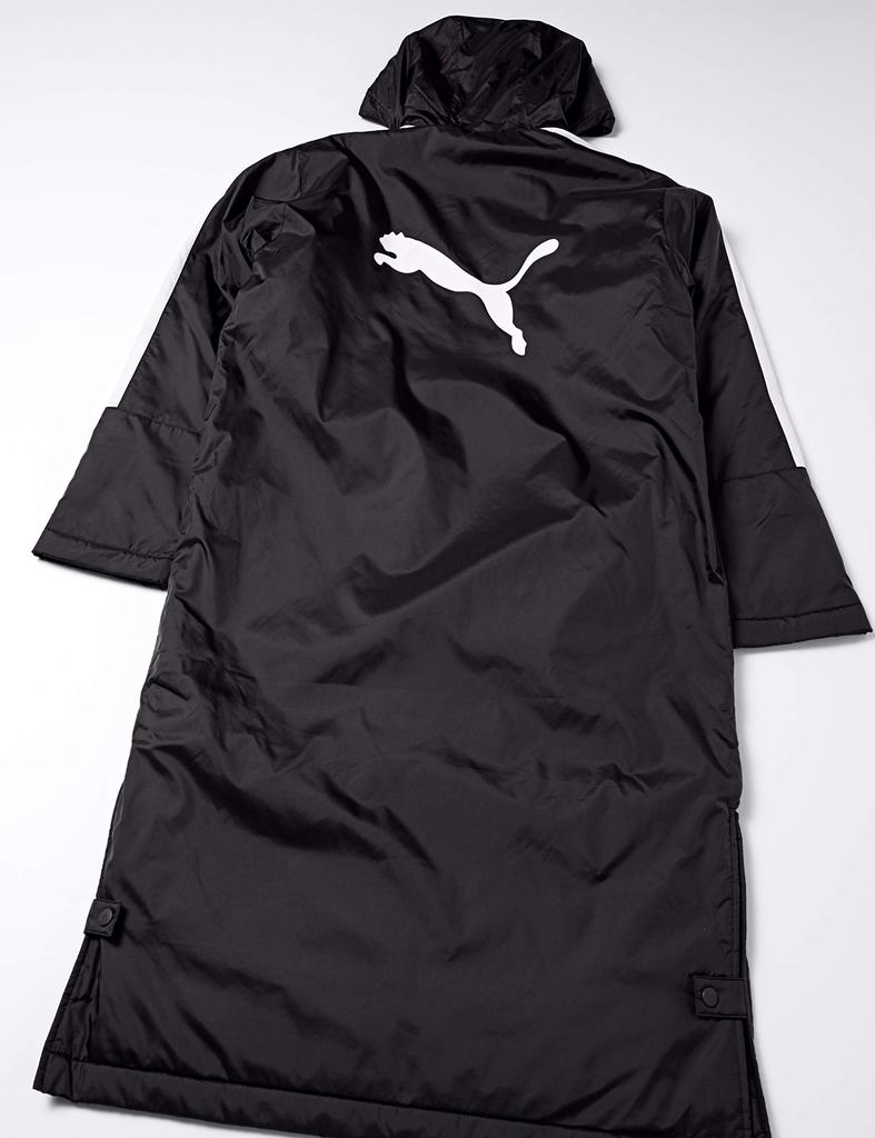 PUMA TT ESS PRO Long Boa 2023 Puma White Size M Coat, Men's, 654983, Fall/Winter Colorway, Black/Puma (01),