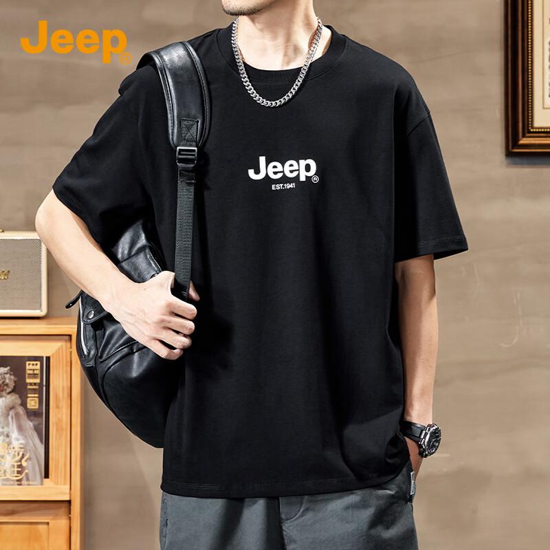 JEEP Men s 260G Cotton Drop Shoulder T-Shirt 3XL