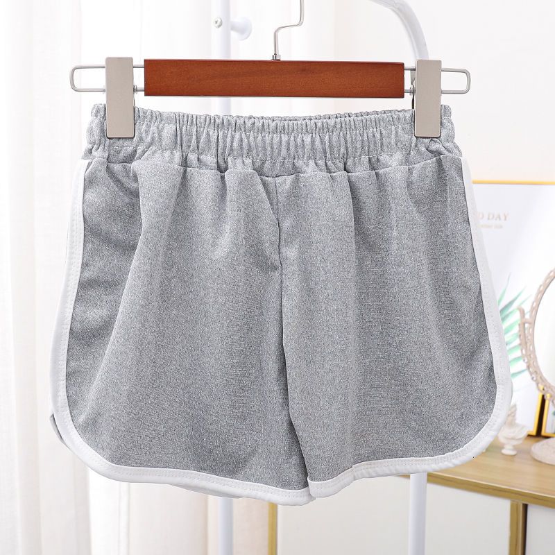 

Спортивные шорты женские летние уличные повседневные беговые штаны студенческие корейская версия свободные большого размера с высокой талией для йоги с широкими штанинами 4XL серый