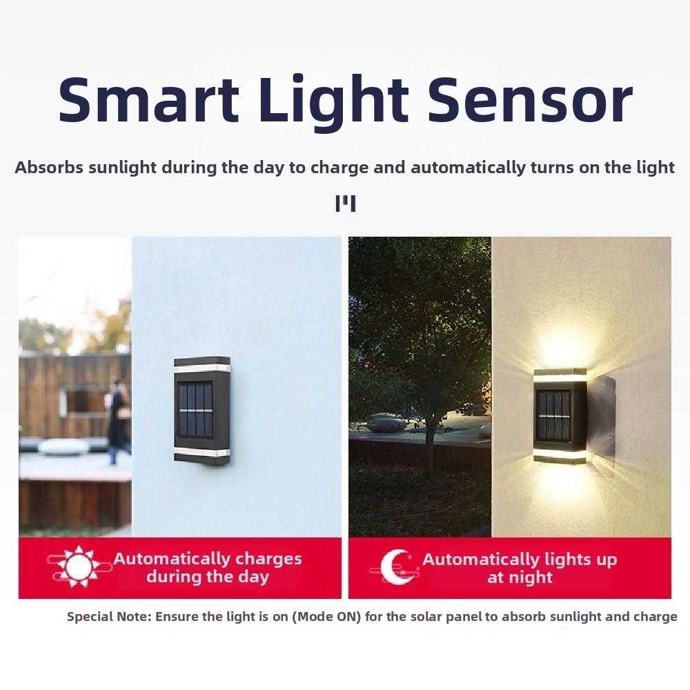 Super Bright Solar LED Light Waterproof Wall Mount Lamp Wall Washer Light  Interior Decoration
