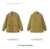 Plus Size Lightweight Cotton Padded Jacket for Autumn/Winter - Middle-Aged & Elderly Women's Outerwear