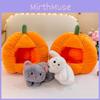 Pumpkin House Cat Dog Plush Toys Cartoon Detachable Children Birthday Gifts