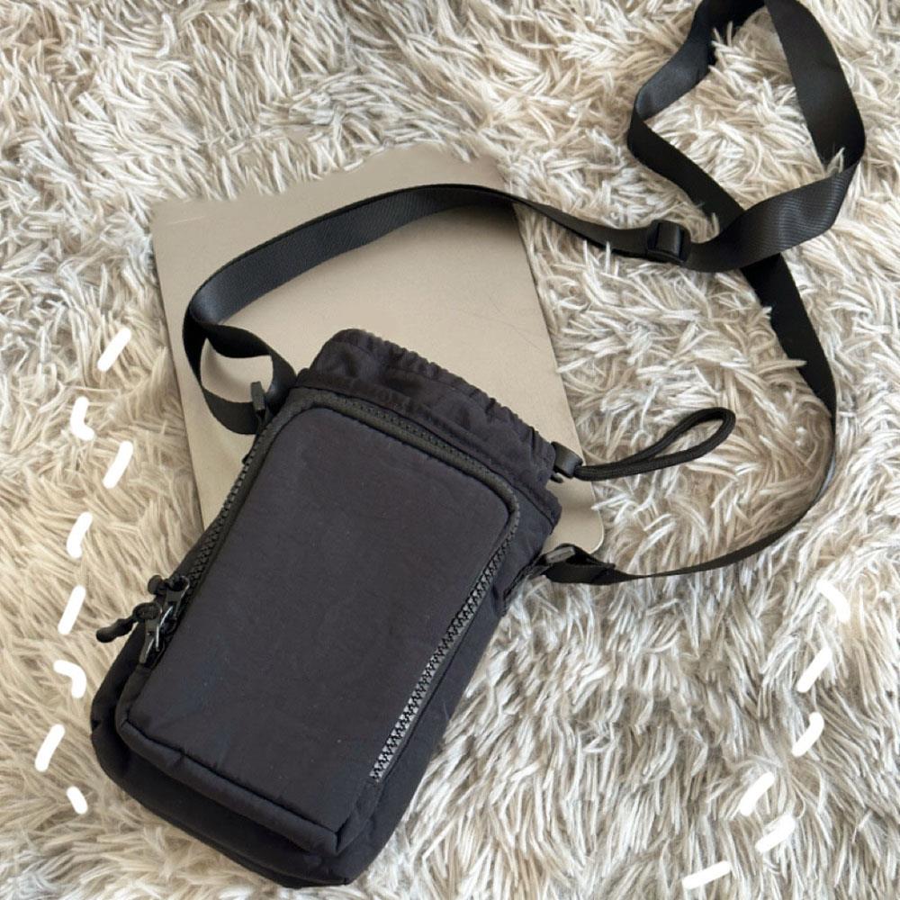 Portable Running Sport Water Bottle Cover With Strap Cup Sleeve Phone Bag Outdoor Camping Accessories Gym Water Bottle Bag