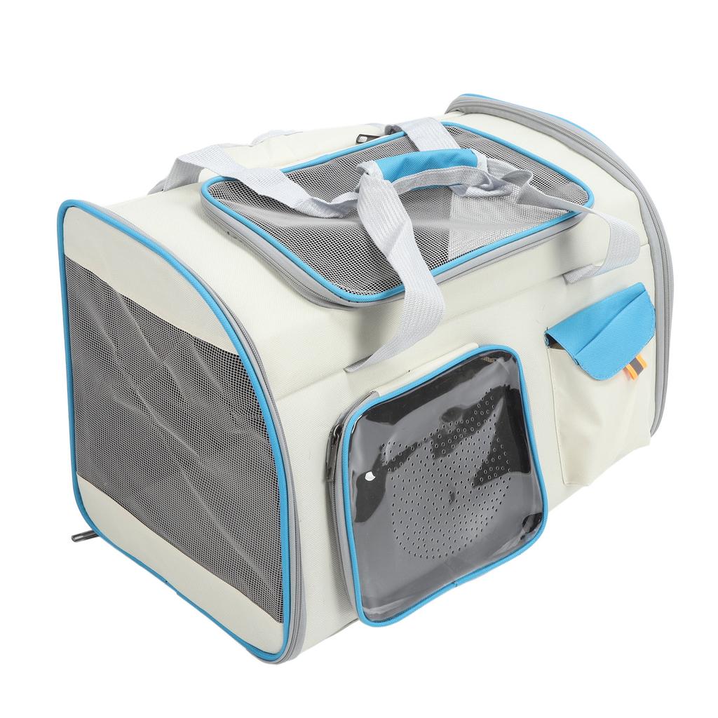 Pet Carrier Breathable Mesh Pet Carrier Backpack Large Capacity Portable Cat Carrier Easy to Clean
