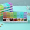 New Large Daily Rainbow Premuim Weekly Pill Case Organizer Box 7 Day 7 Grids Storage for Vitamin Medicine Supplements Fish Oils