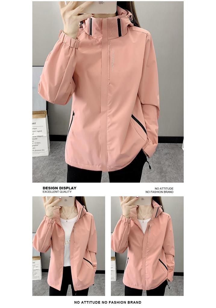 Men's and Women's Waterproof Windbreaker: Spring/Autumn Lightweight, Windproof Outdoor Jacket