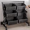 Yunshuang 3-Tier Kitchen Storage Cart with 6 Baskets