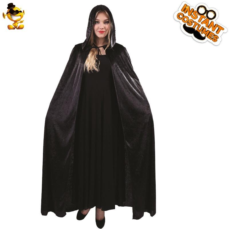 Halloween adult girl golden velvet cape cape party costume, princess cosplay stage costume
