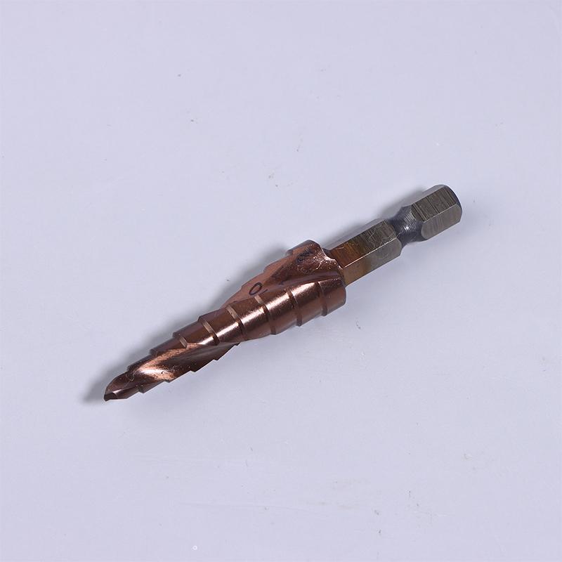 4-12/4-20/4-32Mm Spiral Groove Step Drill Bit M35 Cobalt Step Drill Bit Metal Taper Drill Hss Titanium-Coated Drill Bit