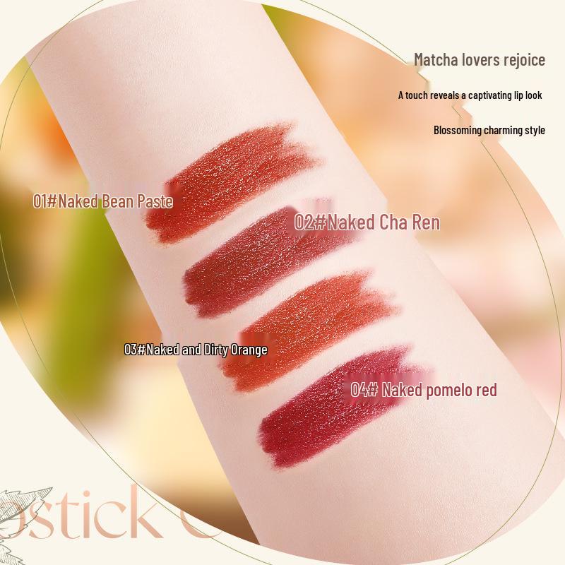 

Yuli Yula Tea Color Silk Mist Lipstick: Waterproof, Non-drying, Moisturizing, Easy Application, Long-lasting, Genuine Whitening.
