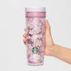 Starbucks SAKURA 2025 Color-Changing Tumbler, 473ml, Cherry Blossom Design, Cute and Stylish, Perfect for Coffee, Birthdays, or As a Gift