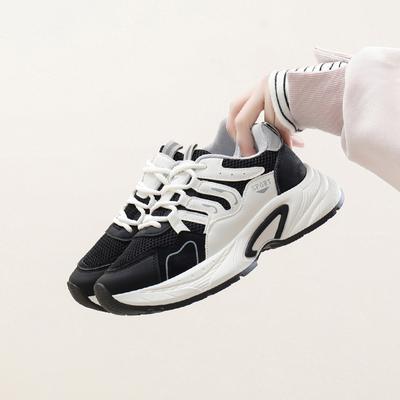 Ins koreańska wersja platformy dad shoes 2025 wiosna nowe ujęcie uliczne studenckie buty do biegania podwyższające wysokość codzienne 6353