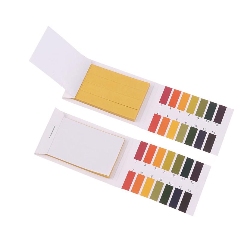 400Pcs/5Books Professional 1-14 Ph Litmus Paper Ph Test Strips Water Cosmetics Soil Acidity Test Strips With Control Card