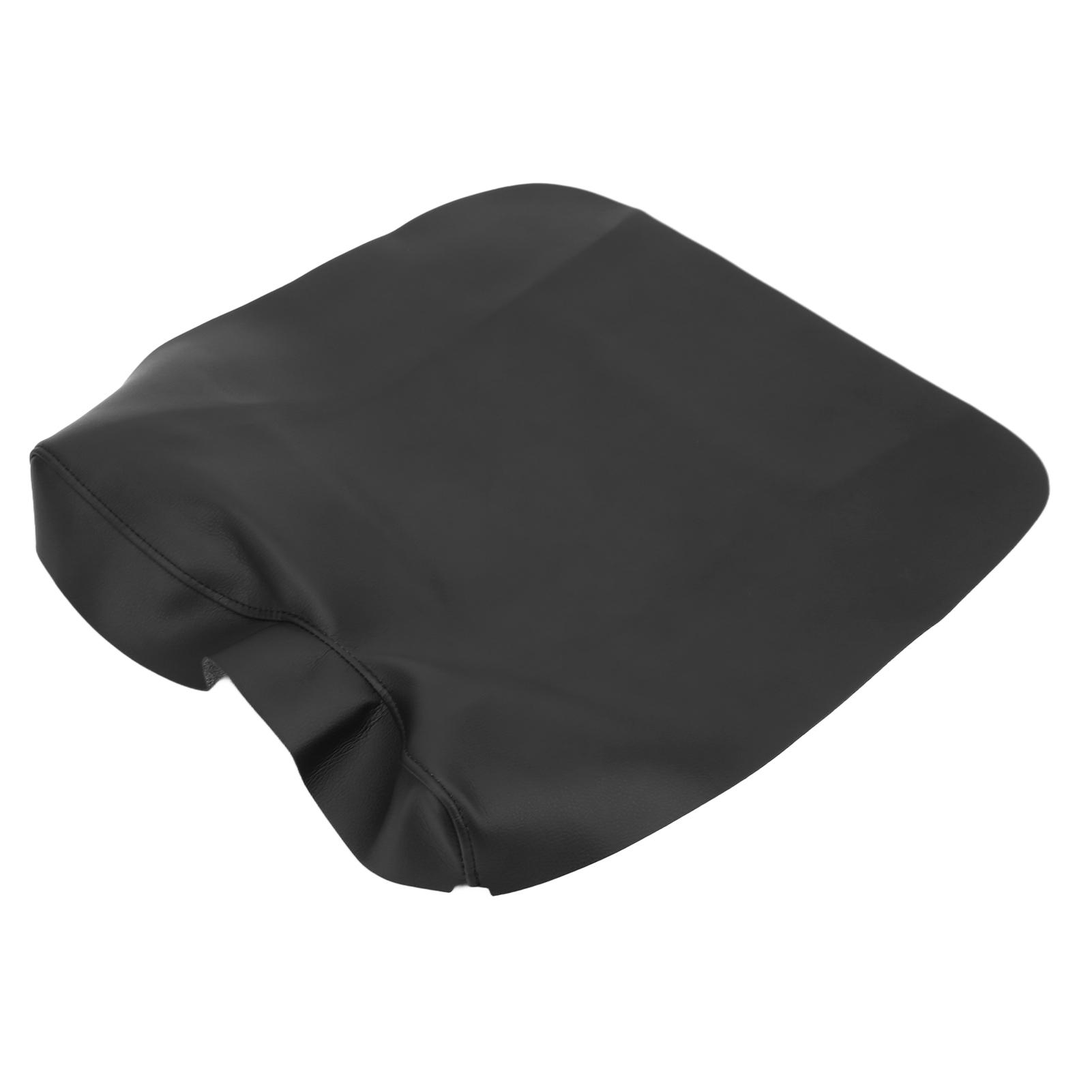 Center Console Pad Black Car Armrest Pad Car Armrest Chair Box Cover Replacement for Ford F150 2015‑2020