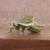 Figurine de albine insecte din alamă solidă, miniaturi, ceai pentru animale de companie, artizanat, colecție, ornamente mici pentru desktop, accesorii de decorare pentru casă