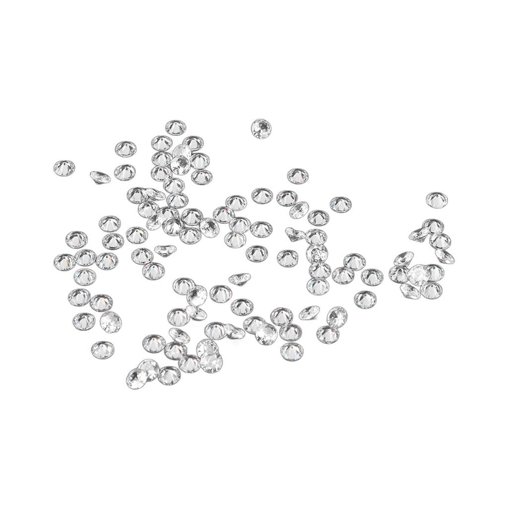 100pcs Transparent Rhinestones Mini Sharpened Bottom Exquisite Crystal Gems for DIY Craft Jewelry Cl